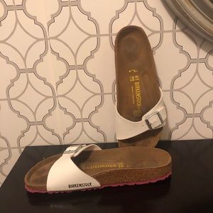 White Birkenstock Sandals